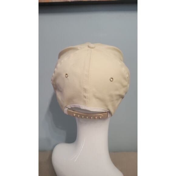 Vintage WWII Veteran Hat USA Made Lion Wear Cream Navy Snapback Cap - Picture 3 of 8